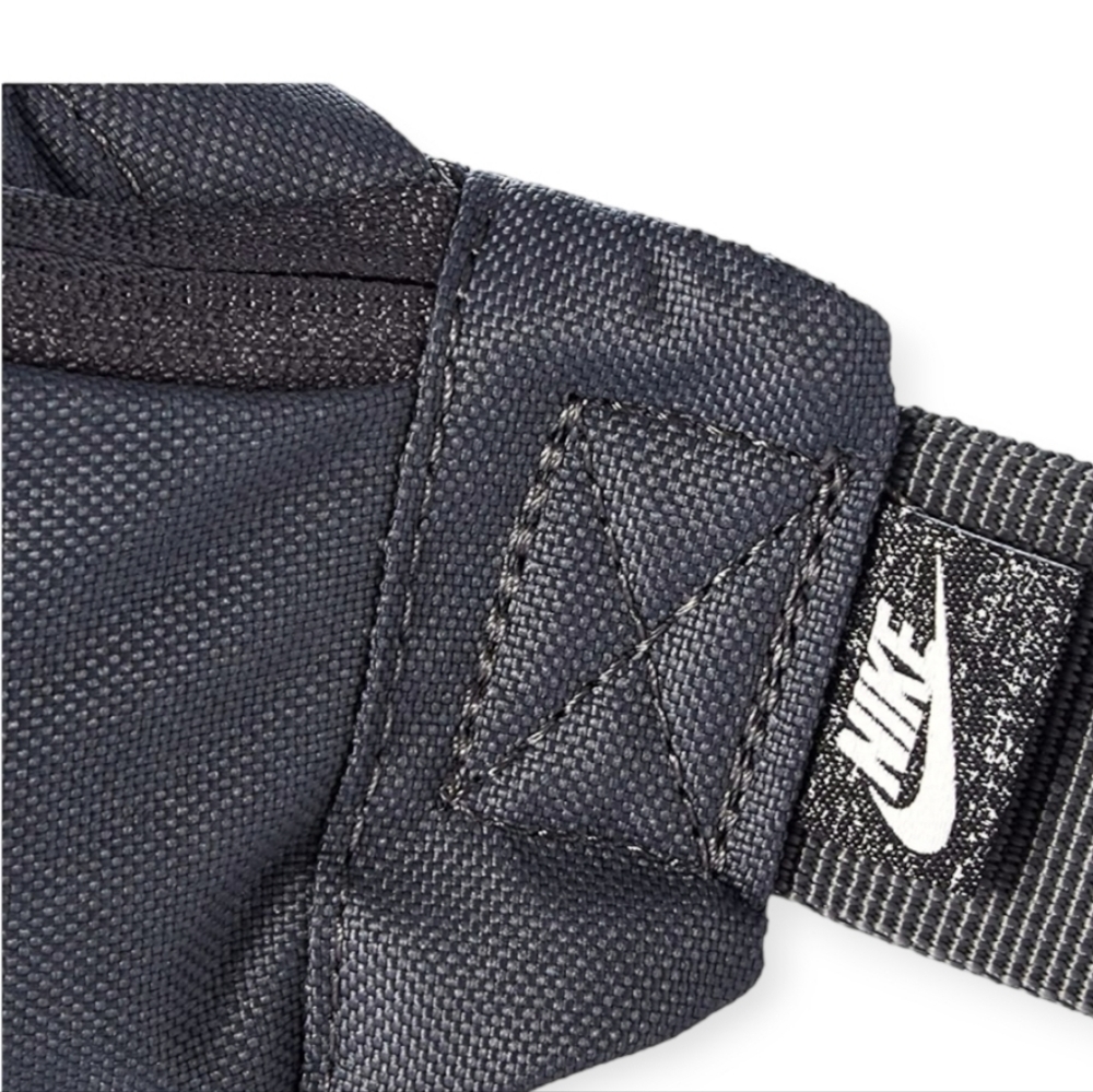 New! Nike Heritage Festival Waist Hip Belt Bag Swoosh Gray Fanny Pack - Picture 4 of 5